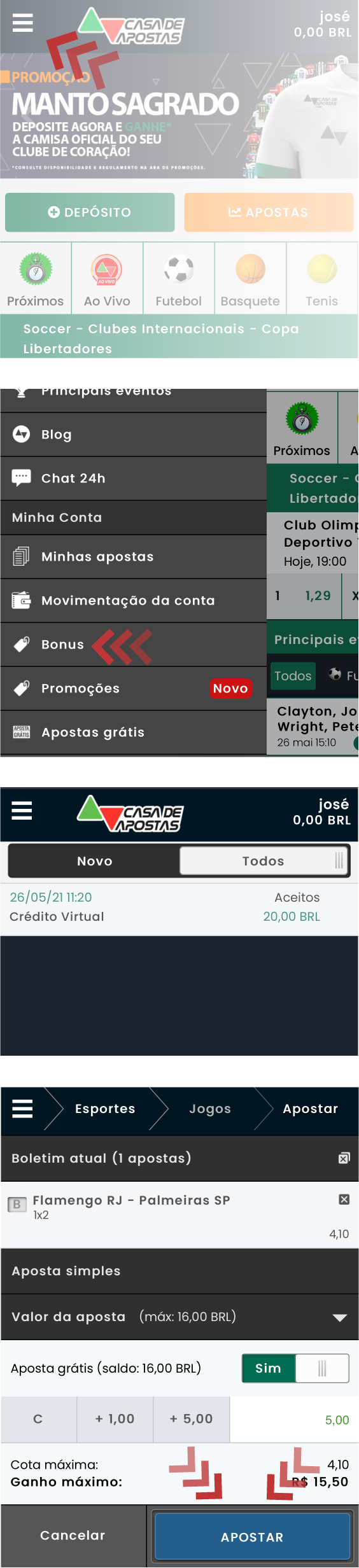 R$20 DE BÔNUS GRÁTIS VAI DE BET: 20 REAIS NO CADASTRO